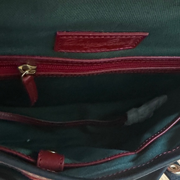 Dooney & Bourke Tartan Plaid Crossbody Bag – Red/Green Holiday Collection - Picture 4 of 4